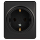 Розетка ЭРА Эксперт 11-2203-05 2P+E Schuko IP20 16A-250В ОУ антрацит