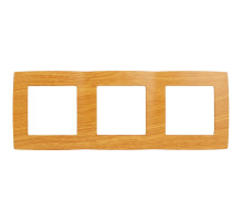 ЭРА 12-5003-07 Рамка на 3 поста, Эра12, ольха (15/150/2400)