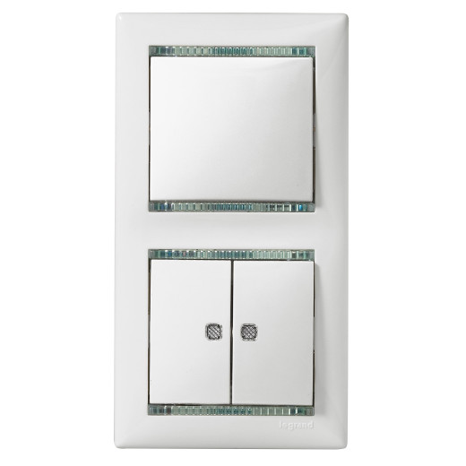 Выключатель одноклавишный - Legrand Valena - 10А 250В схема 1 безвинтовые зажимы - слоновая кость