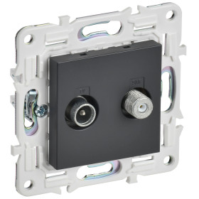 IEK SKANDY Титан Розетка двойная TV+SAT SK-A13T