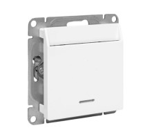 EKF Эпика Механизм выключателя, карточный, с подсветкой, белый.