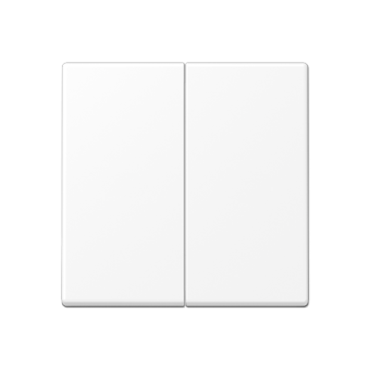 Клавиша для балансирных выключателей, дюропласт, белый матовый