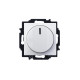 Механизм светорегулятора Busch-Dimmer с центральной платой (накладкой), 60-400 Вт, Basic 55, альп. белый