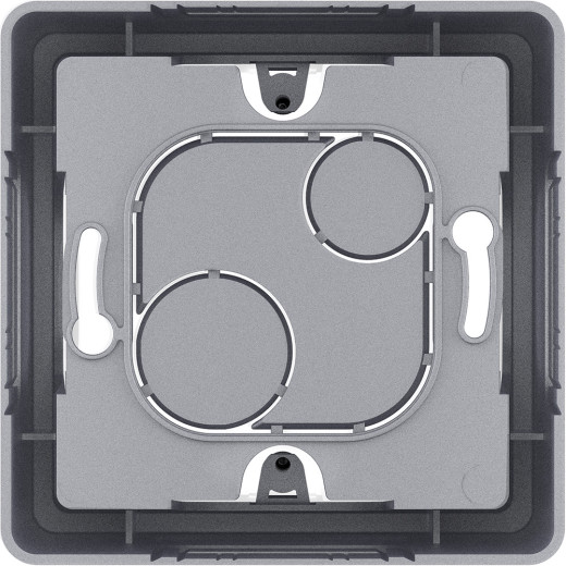 Коробка для накладного монтажа 1 пост - Legrand/Daccord Inspiria - алюминий