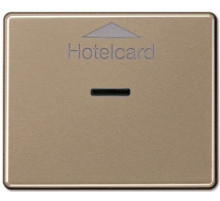 JUNG SL 500 Бронза Накладка карточного выключателя золотая