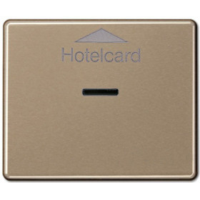 JUNG SL 500 Бронза Накладка карточного выключателя золотая