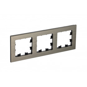 Systeme Electric AtlasDesign Nature Металл латунь Рамка 3-ая