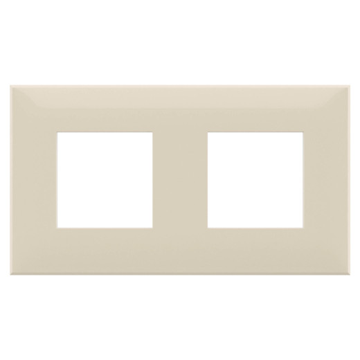 Рамка 2 поста (4 мод.), Avanti, ванильная дымка