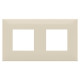 Рамка 2 поста (4 мод.), Avanti, ванильная дымка