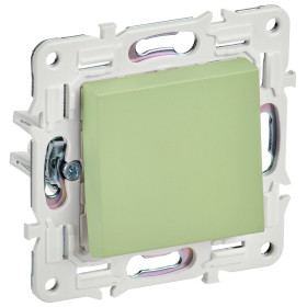 IEK SKANDY Мятный Выключатель 1-клавишный проходной 10А SK-V02G