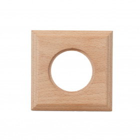 BIRONI Шедель Бук Натурэль Рамка 1-ая Форма квадрат (скрытый монтаж)