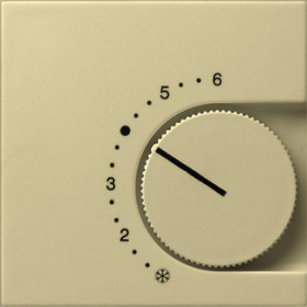 Gira S-55 Крем глянц Накладка для регулятора температуры пола с поворотной ручкой