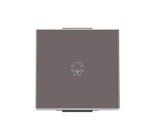 ABB SKY Тауп Накладка для механизма карточного выключателя с линзой подсветки и маркировкой