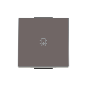 ABB SKY Тауп Накладка для механизма карточного выключателя с линзой подсветки и маркировкой