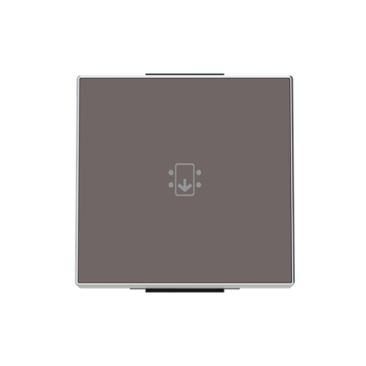 Накладка для механизма карточного выключателя с линзой подсветки и маркировкой, серия SKY, цвет Тауп