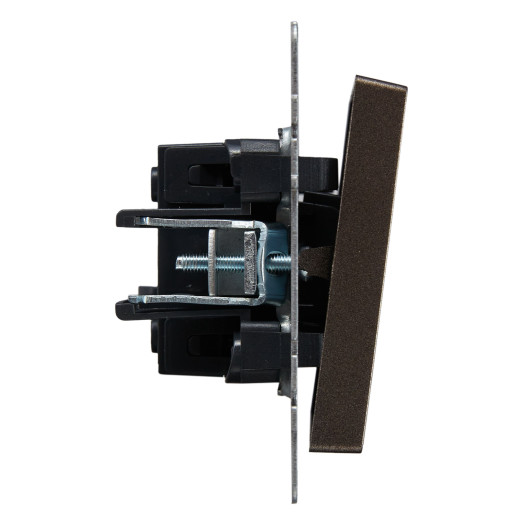 BRITE Выключ. 1-кл. самовозвратн. 10А ВС10-1-4-БрТБ бр. IEK