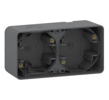 Schneider Electric Mureva Styl наруж Антрацит Бокс 2-ой , IP55
