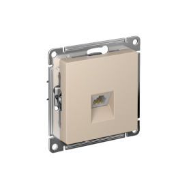 Systeme Electric AtlasDesign Песочный Розетка компьютерная RJ45, кат. 6A, механизм