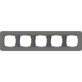 Gira E3 Темно-серый/Антрацит Рамка 5-ая