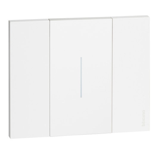 LIVING NOW. Декоративная рамка 2 модуля.Цвет Белый.