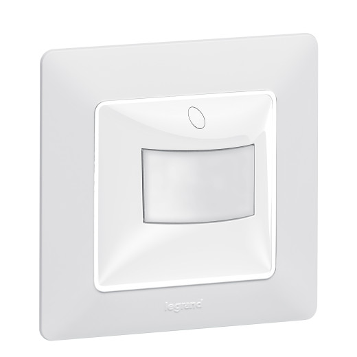 Valena LIFE.Лицевая панель датчика движения,без ручного управления.Белая