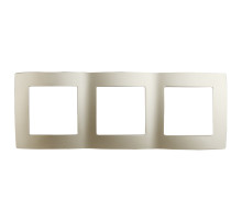 ЭРА 12-5003-04 Рамка на 3 поста, Эра12, шампань (15/150/2400)