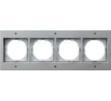 Gira TX-44 Алюминий Рамка 4-ая