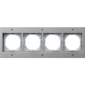 Gira TX-44 Алюминий Рамка 4-ая