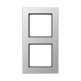 JUNG A550 Алюминий Рамка 2-ая для вертикальной и горизонтальной установки