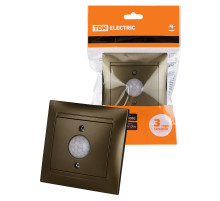 TDM Выключатель с датчиком движения 1А бронза 