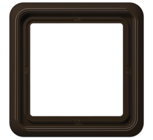 JUNG CD Коричневая Рамка 1-ая ударопрочная