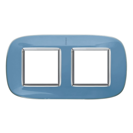 Axolute декоративные накладки в форме эллипса, прозрачные, цвет голубая карамель, на 2+2 модуля