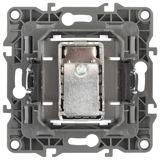 12-3102-04 ЭРА Розетка TV проходная, IP20, Эра12, шампань (10/100/3200)