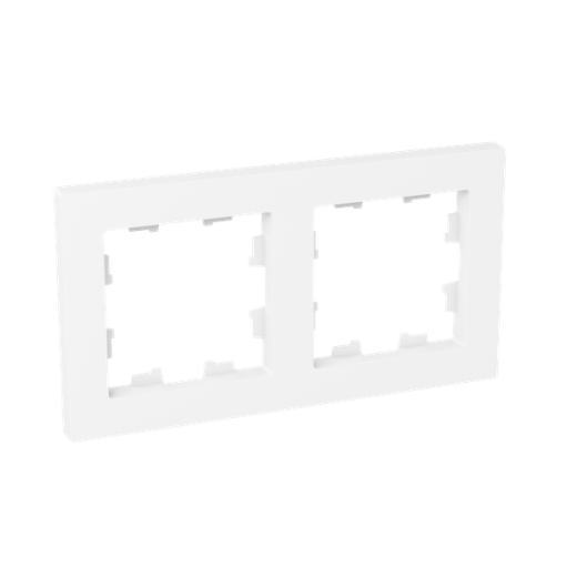 2 - местная рамка, белая, пластик Эпика EKF