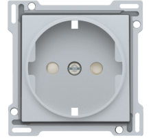 Niko Серебро Накладка розетки с шт., с/з