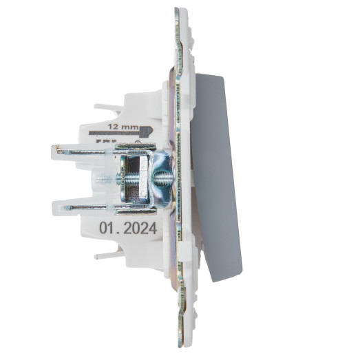 SKANDY Выключ. 1-кл. 10А SK-V01Gr сер. IEK