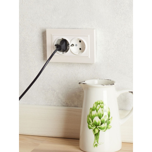 BRITE Роз. 2-я с з/к без з/ш 16А в сб. РС12-3-БрЖ жемч. IEK