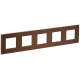 SKANDY Рамка 5-мест. SK-F35Br металл шоколад IEK