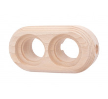 BIRONI Бук Натурель Рамка 2-ая для монтажа с декоративной трубой (1 выход)