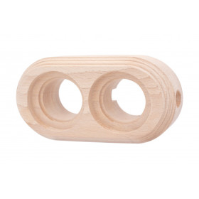 BIRONI Бук Натурель Рамка 2-ая для монтажа с декоративной трубой (1 выход)