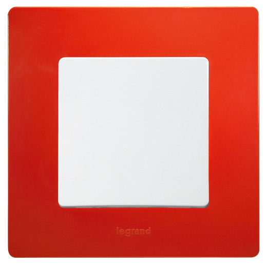 Рамка 1 пост - Legrand Etika - красный