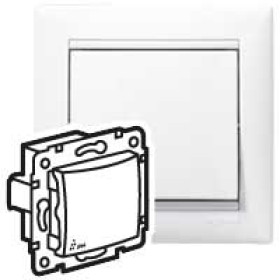 Legrand Valena Бел Переключатель 1-клавишный IP44.