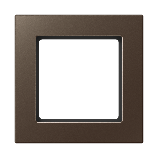 Рамка для вертикальной и горизонтальной установки, 1 пост, дюропласт, мокко, A CREATION