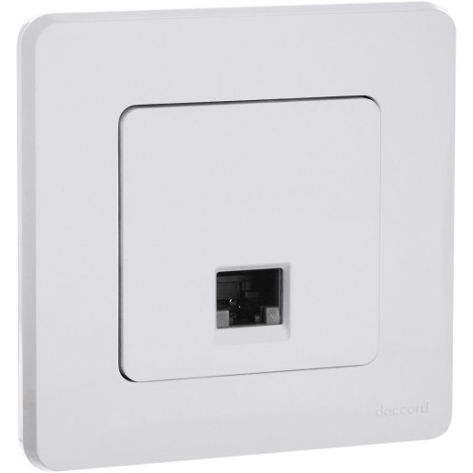 Розетка компьютерная RJ45 категория 5e UTP - Legrand/Daccord Inspiria - белый