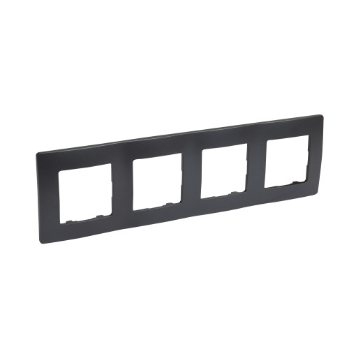 Рамка 4 поста - Legrand Etika - антрацит