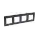 Рамка 4 поста - Legrand Etika - антрацит
