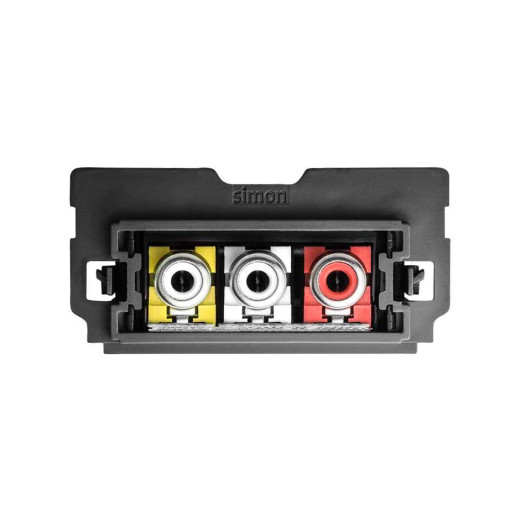 Simon 100 Розетка 3RCA
