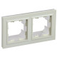 BRITE Рамка 2-мест. IP44 РУ-2-БрКр-44 беж. IEK