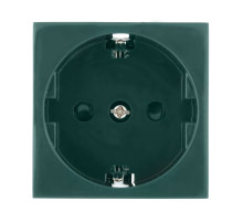 Ecoplast LK45 Розетка с з/к, со шторками (зеленый) ( для выделения 