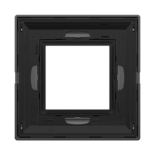 Рамка из металла 1 пост (2 мод.), Avanti, графитовая